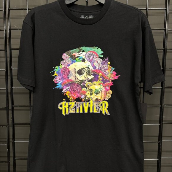 Xzavier Men's "Mushroom Skull" Graphic Tee - Picture 1 of 2